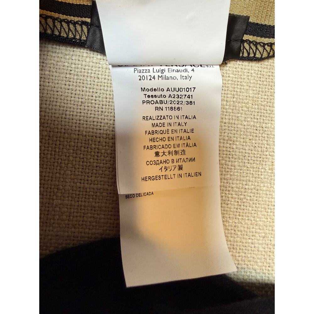 Versace Medusa Stretch Cotton Jock Strap in Black Size 6/L - Picture 9 of 11